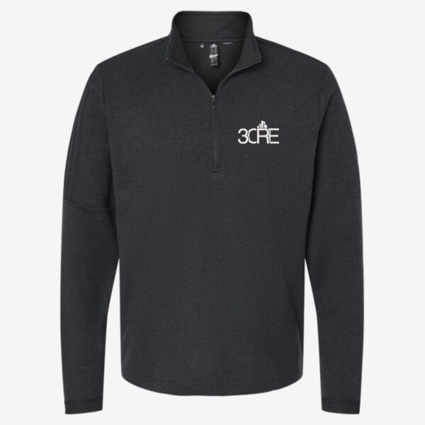   - Men's 3-Stripe Quarter-Zip Sweater Pullover Thumbnail