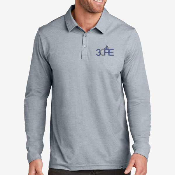   - Oceanside Heather Long Sleeve Polo Thumbnail