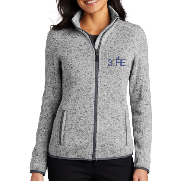   - Women's Sweater Fleece Jacket Thumbnail