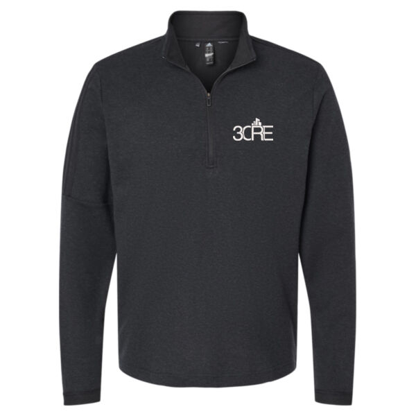   - Men's 3-Stripe Quarter-Zip Sweater Pullover Thumbnail